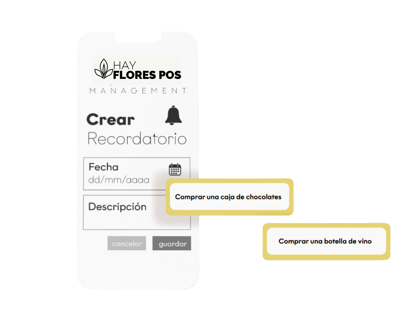 Vista de notificaciones del POS